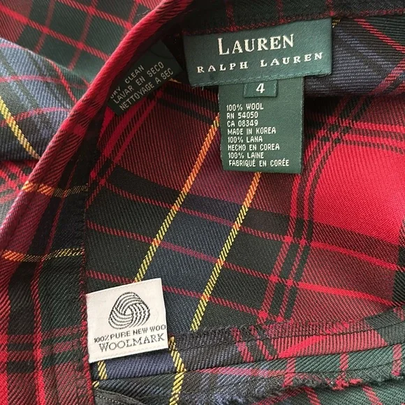 Lauren Ralph Lauren maxi skirt 100% wool size 4 high waist - Picture 9 of 11